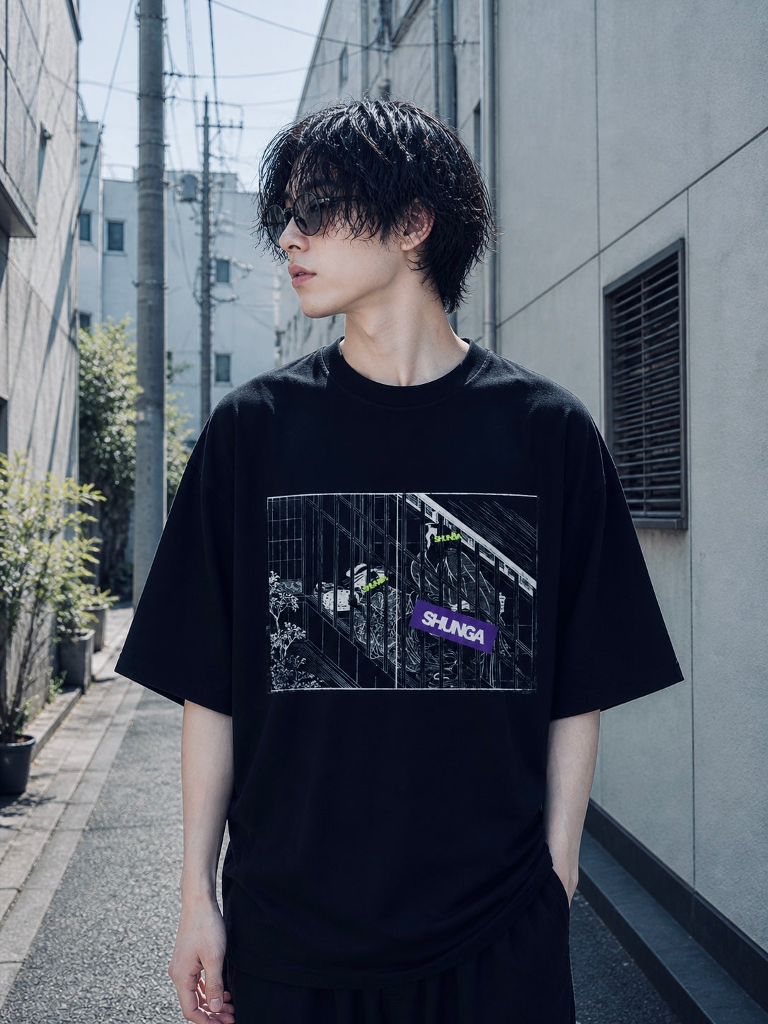 SHUNGA-T 007BK Line 線